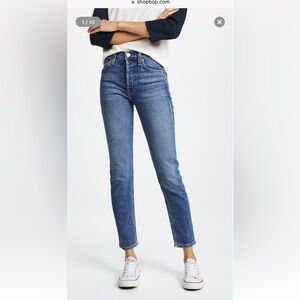 Re/Done Originals high waisted skinny jean